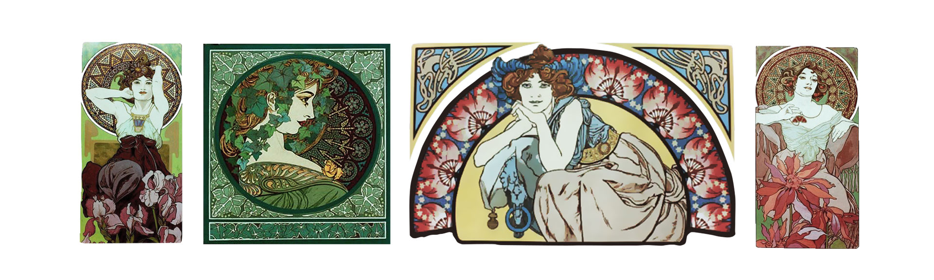 Mucha Inspired Art 